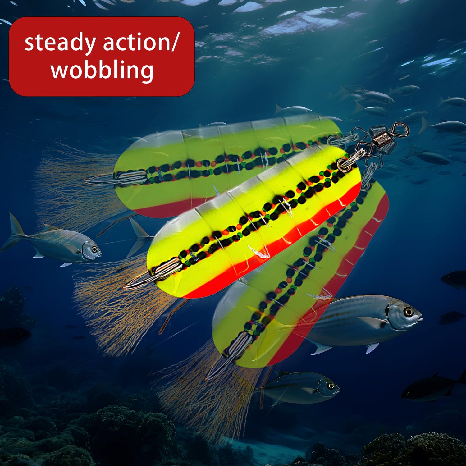 Fishing Lures for Saltwater/Freshwater, Metal Trout Lures for Bass Walleye Pike, 5g Fishing Spoon with Single Hook